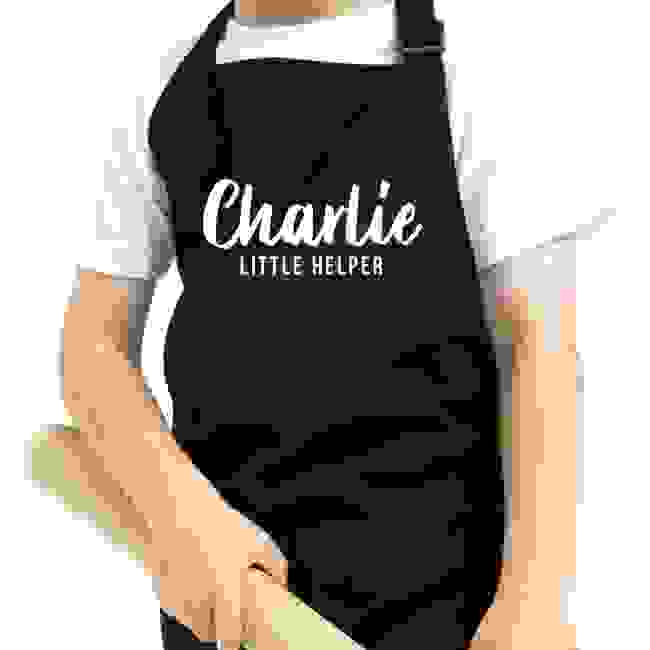 Personalised Father's Day Kids Apron - Text Only