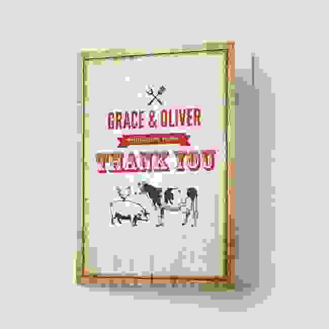 BBQ - Thank You Cards