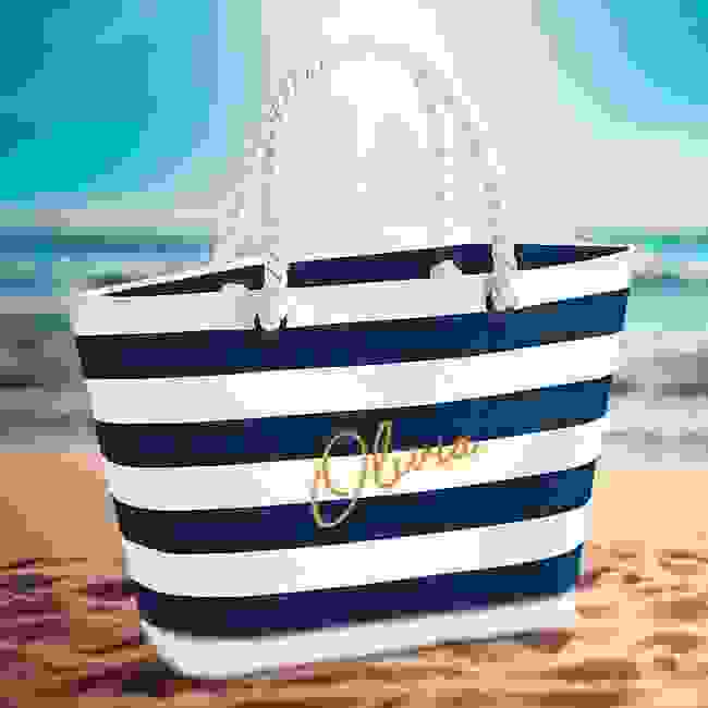 Personalised Embroidered Beach Bag