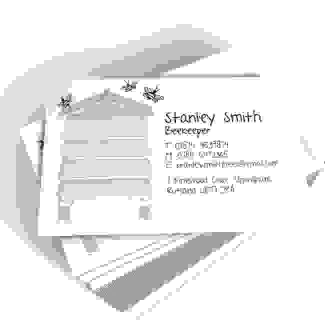 Templated Business Card Bee Keeper 2