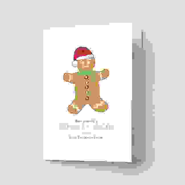 Premium Christmas Cards - Gingerbread Man