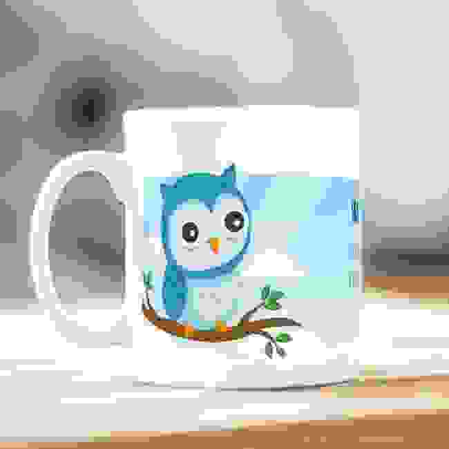 Blue Owl Teacher Mug
