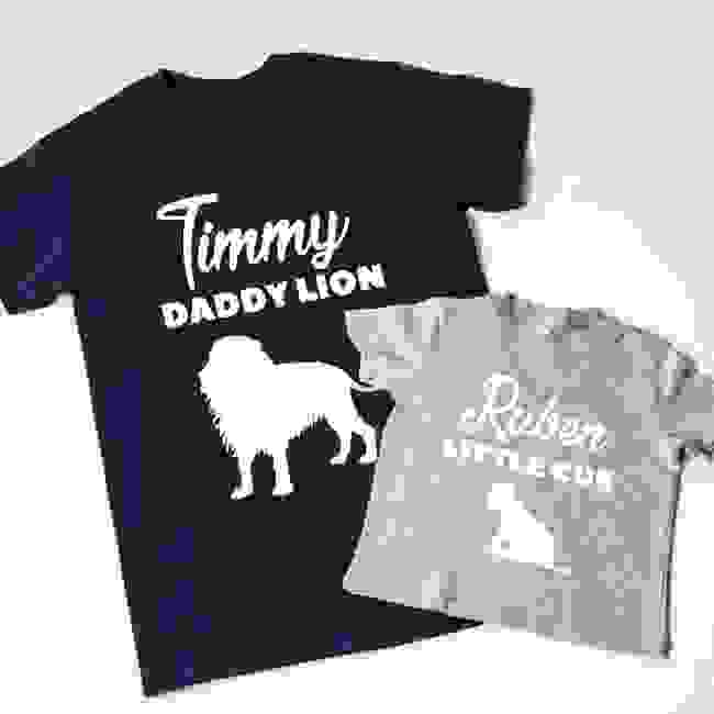 Daddy Lion & Little Cub T-shirt Set 