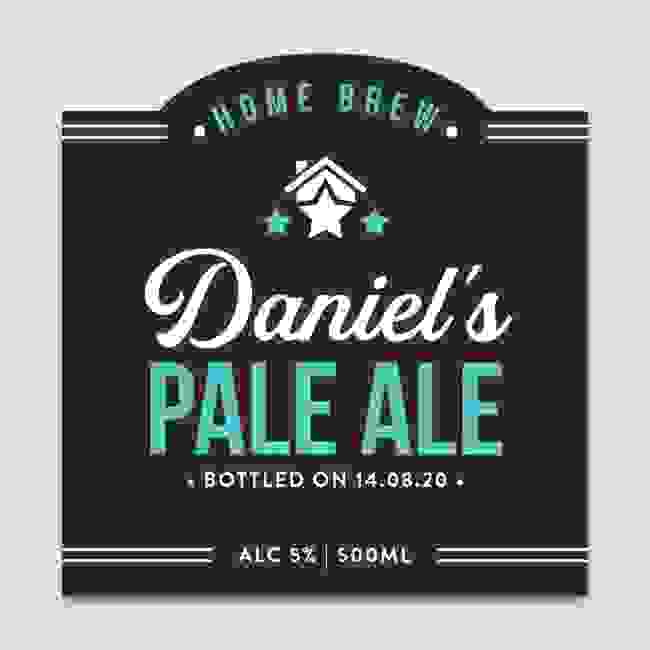 Personalised Beer Label - 4 Pack - Design 2