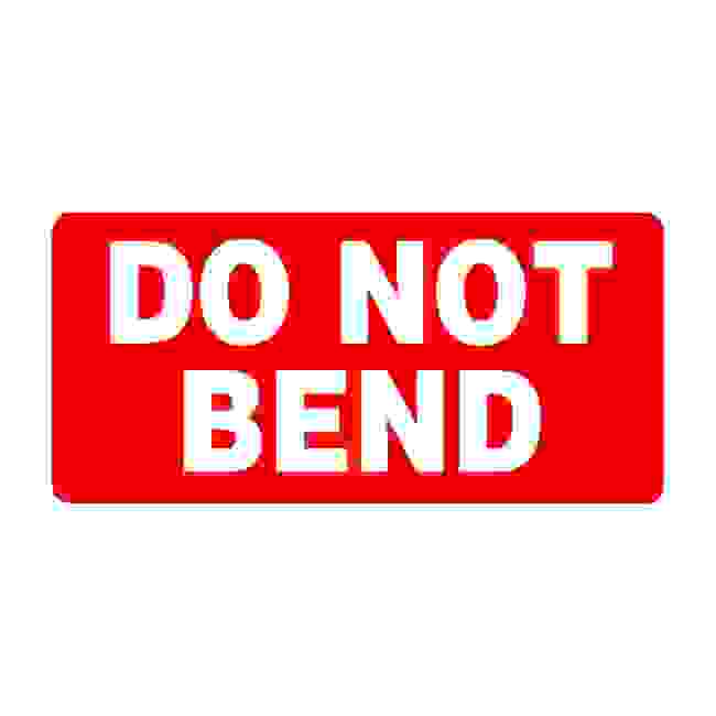 Do Not Bend - Pre Designed Labels