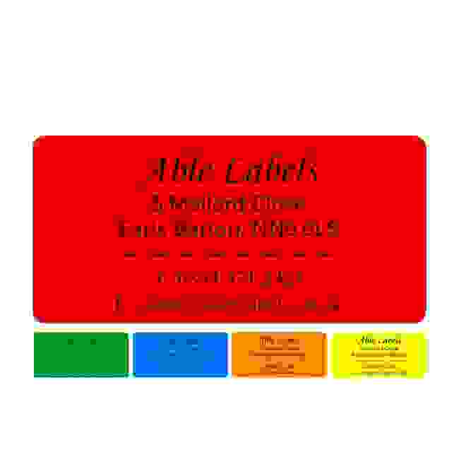 Design Your Own Label Colour A4 Sheet