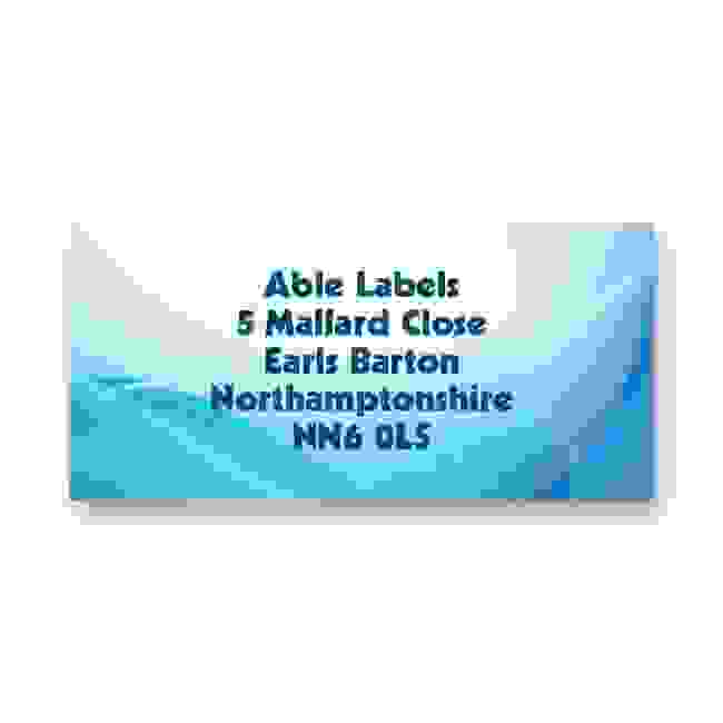 Pre Designed Electric Address Label on A4 Sheets