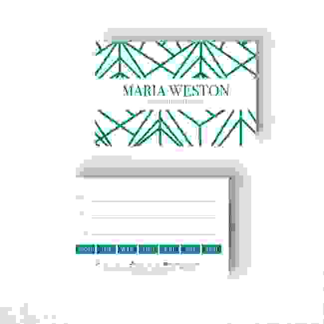 Geometric Appointment Card