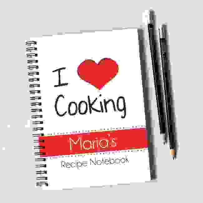 I Love Cooking Notebook Gift Set