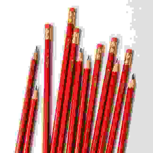 Personalised Red Pencils
