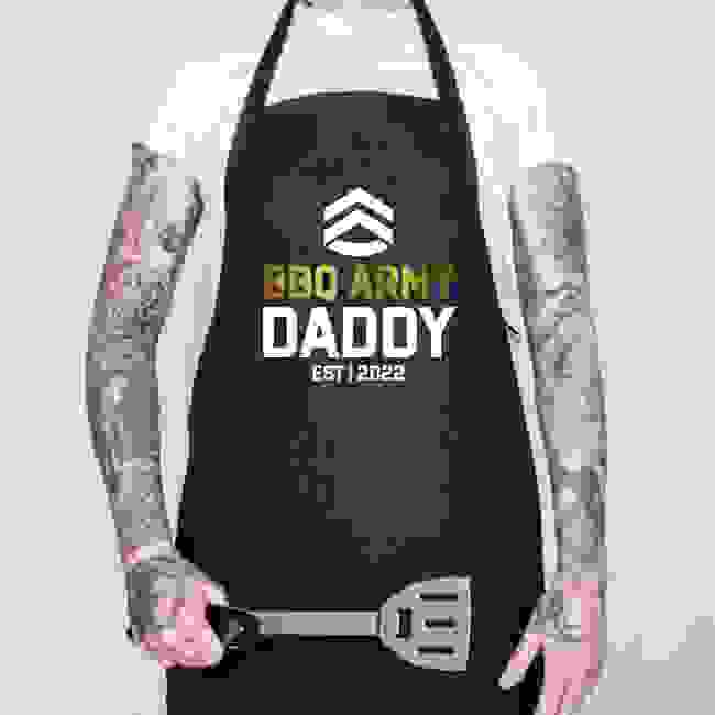 BBQ Army Personalised Apron Set