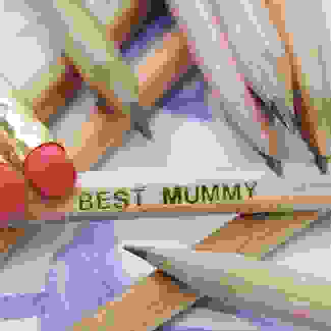 Mother's Day Natural Wood Graphite Pencils