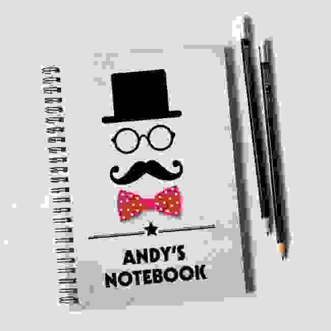 Moustache Notebook Gift Set