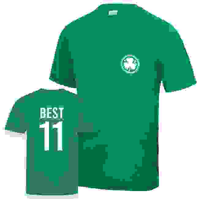 Personalised Northern Ireland Clover Football Shirt