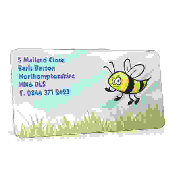 Pre Designed Bumble Bee Address Label on A4 Sheets
