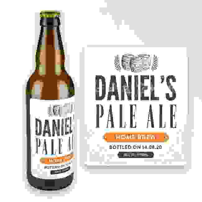 Personalised Beer Label - 4 Pack - Design 5