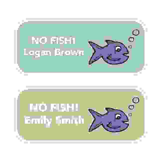 No Fish - Allergy Labels - Style 1
