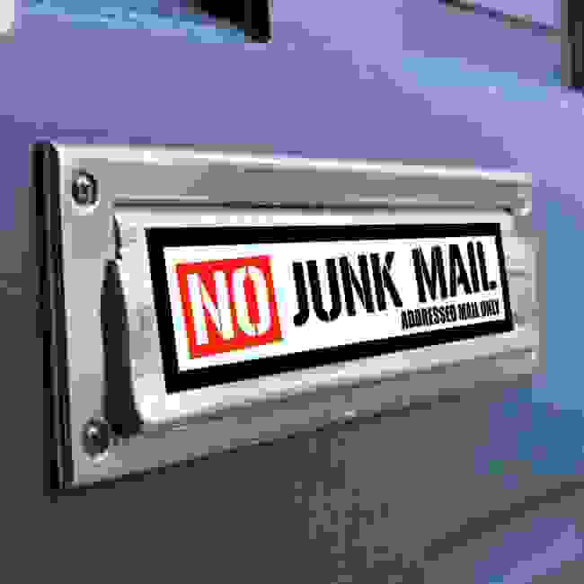 No Junk Mail Stickers