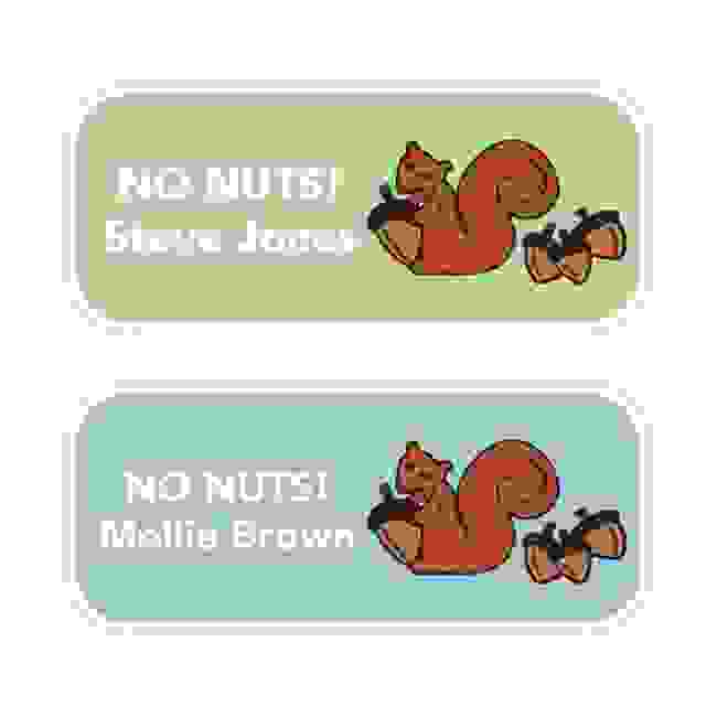 No Nuts - Allergy Labels - Style 2