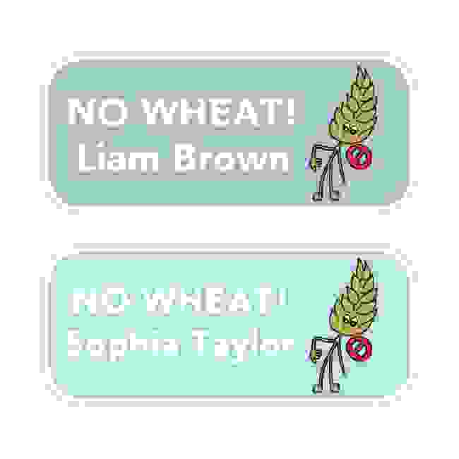 No Wheat - Allergy Labels - Style 1