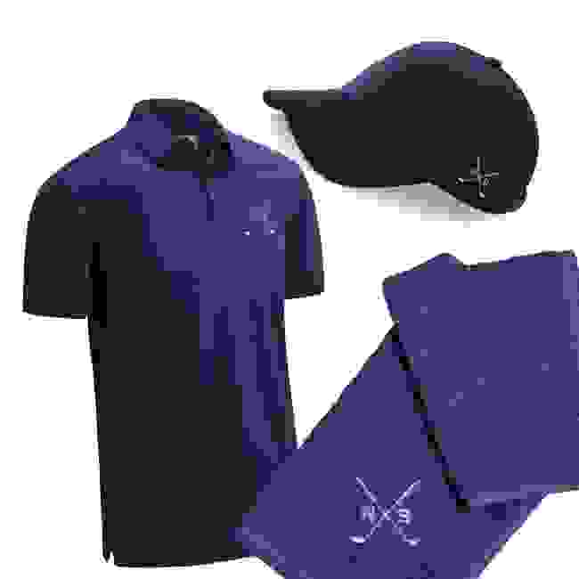 Personalised Golf Bundle - Embroidered Golf Cap, Polo Shirt & Towel