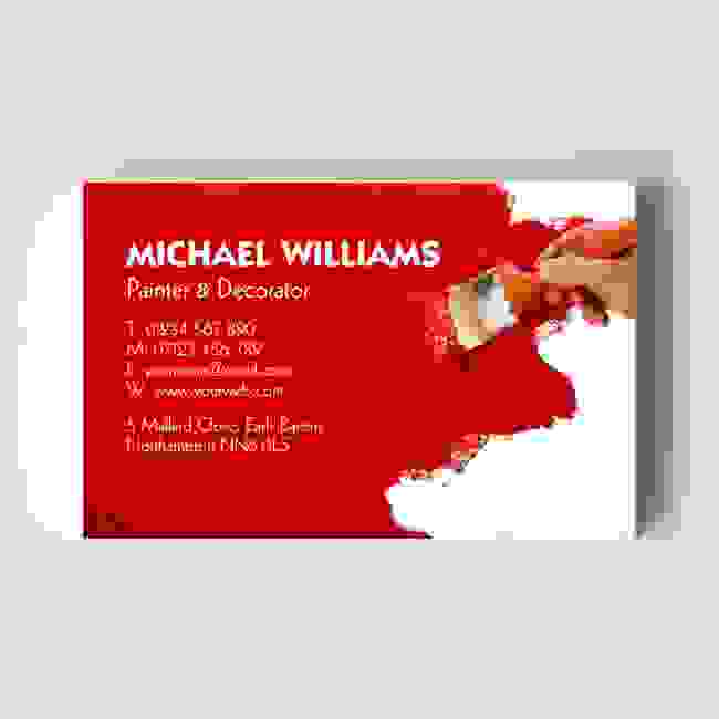Painter & Decorator Templated Business Card 1