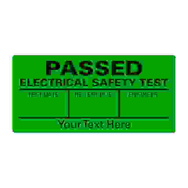PAT Test Passed A4 Sheet Labels