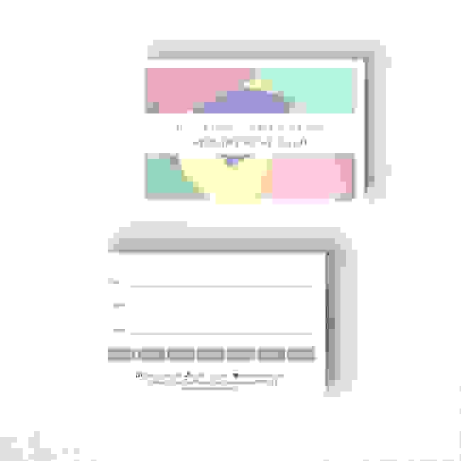 Pastel Appointment Card