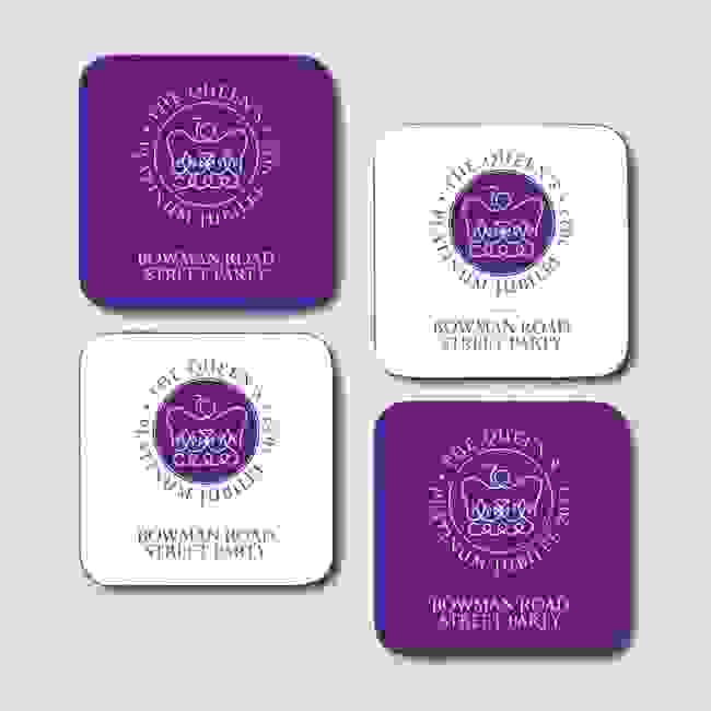 Commemorative Platinum Jubilee - Personalised Coasters