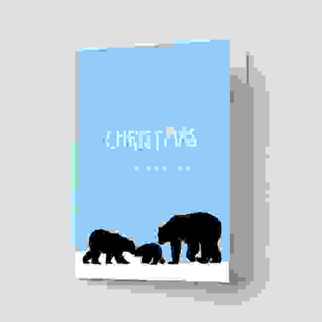 Premium Christmas Cards - Bears