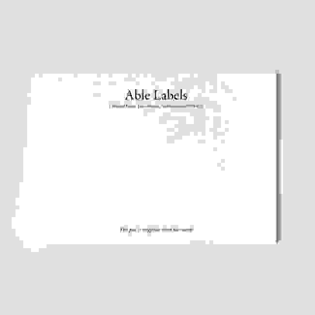 Premium Correspondence Cards in Serif Font - 320 & 350gsm
