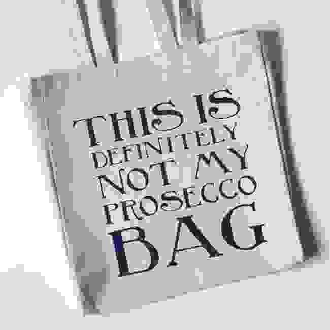 Personalised Tote Bag - This Is Definitely Not My Prosecco Bag