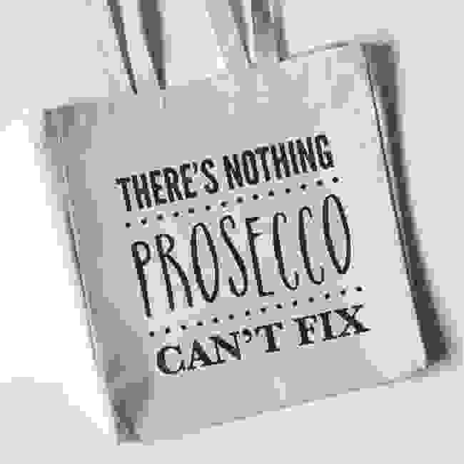Personalised Tote Bag - There's Nothing Prosecco Can't Fix