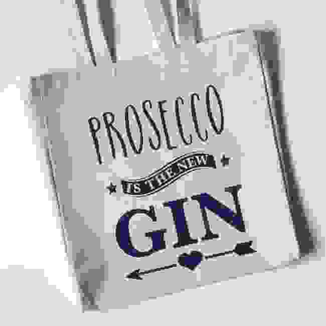 Personalised Tote Bag - Prosecco Is The New Gin