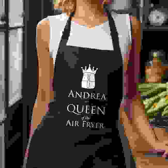 Personalised "Queen of the Air Fryer" Apron