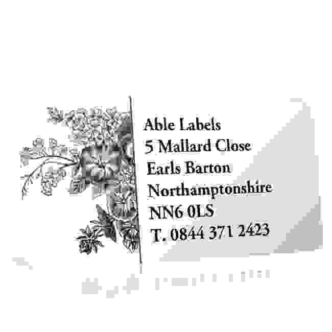 Pre Designed Ornate Address Label on A4 Sheets