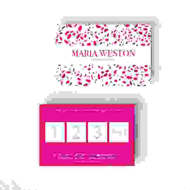 Speckled Loyalty Card - 4 Boxes