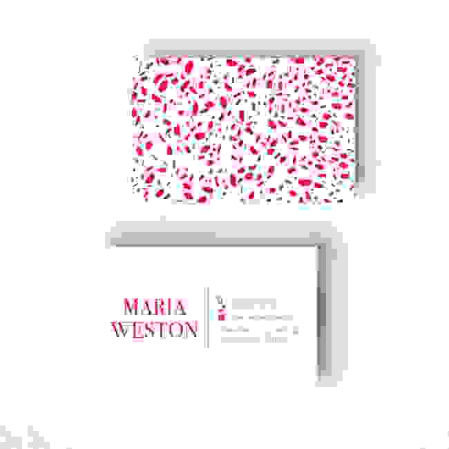 Speckled Design Business Card