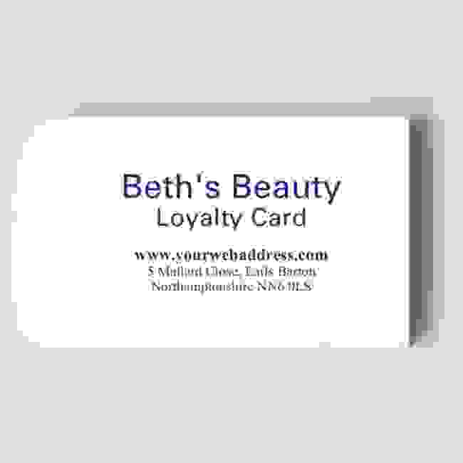 Loyalty Card Front