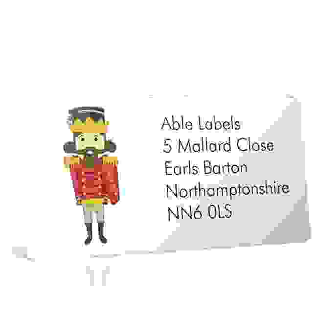 Christmas A4 Sheet Labels - Toy Soldier