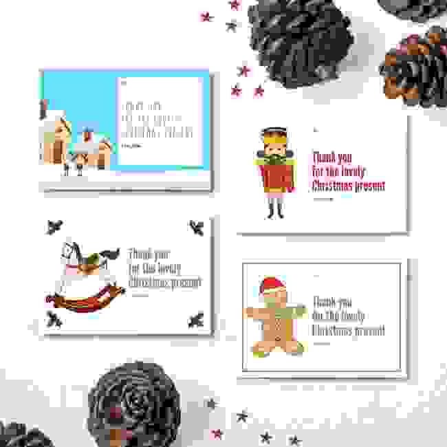 Christmas Thank You Cards - Design 2
