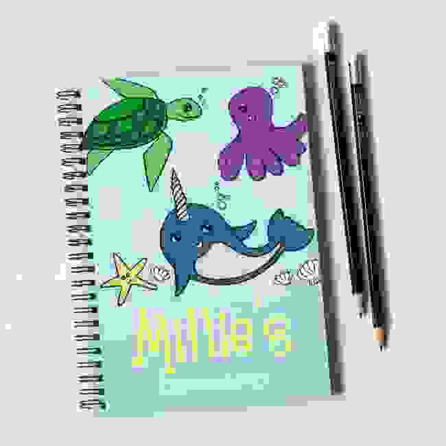 Under the Sea Notebook & Pencil Gift Set
