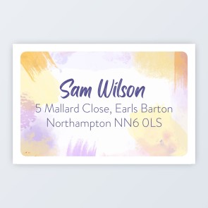 Personalised Roll Address Labels 76x50mm (3