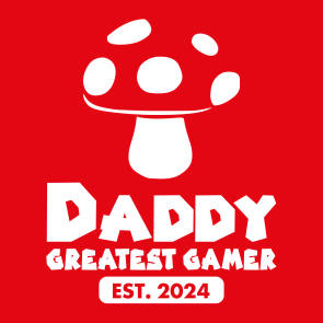Personalised 'Mushroom' Gamer Dad T-Shirt