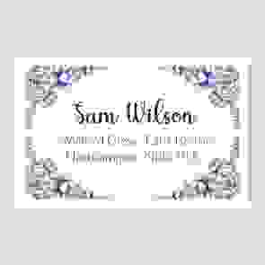 Personalised Roll Address Labels 76x50mm (3"x2") - Fantasy Flowers