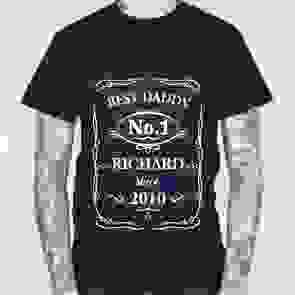 Personalised Best Since Father's Day T-Shirt