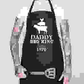 Personalised BBQ King Animals Apron