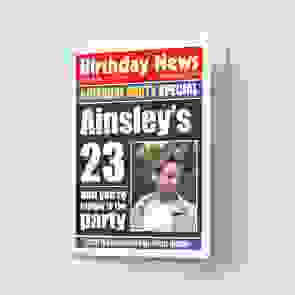 Birthday News - Party Invitations