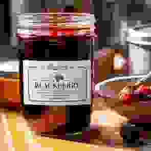 Personalised Vintage Blackberry Preserve Jam Jar Labels