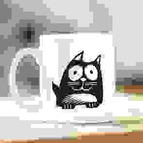 Cat Motif Mug